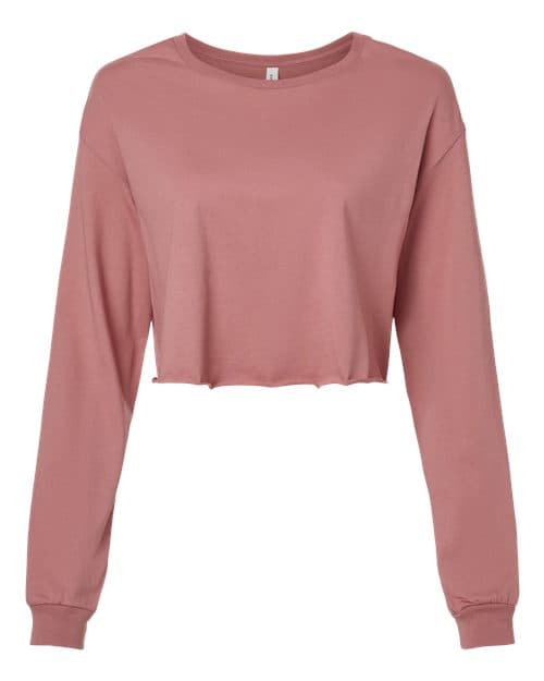 BELLA + CANVAS Women's FWD Fashion Crop Long Sleeve Tee
