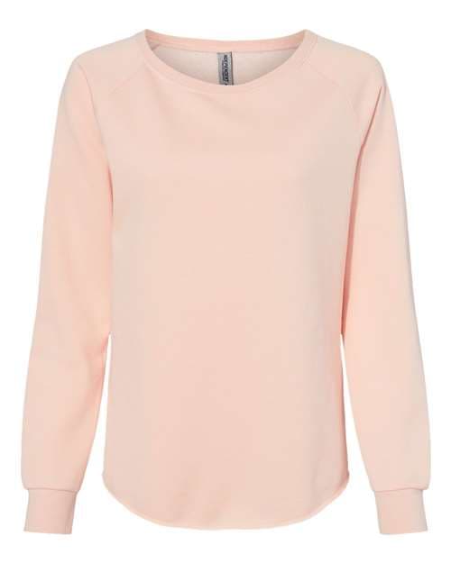 Independent Trading Co. Women's California Wave Wash Crewneck Sweatshirt