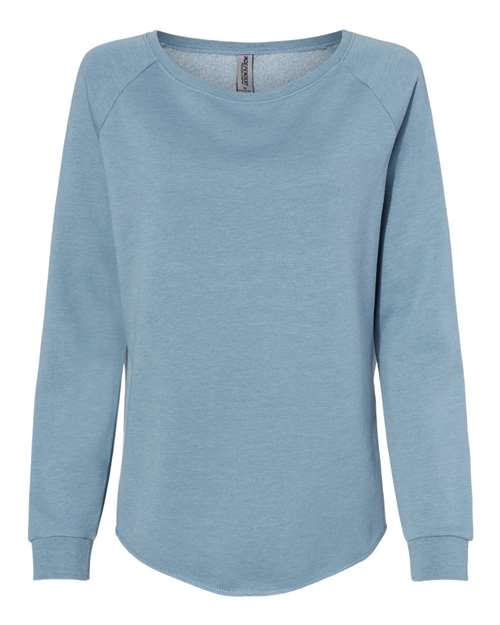 Independent Trading Co. Women's California Wave Wash Crewneck Sweatshirt