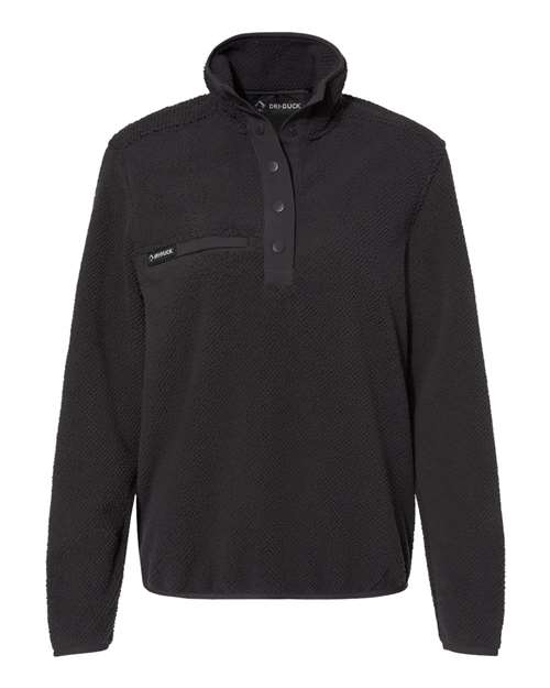 DRI DUCK Women's Cypress Sherpa Mountain Fleece in Charcoal