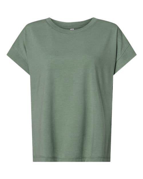 LAT Women's Vintage Wash Tee in Washed Basil