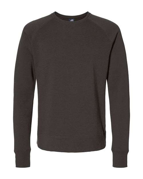 J. America Men's Ripple Fleece Raglan Crewneck Sweatshirt