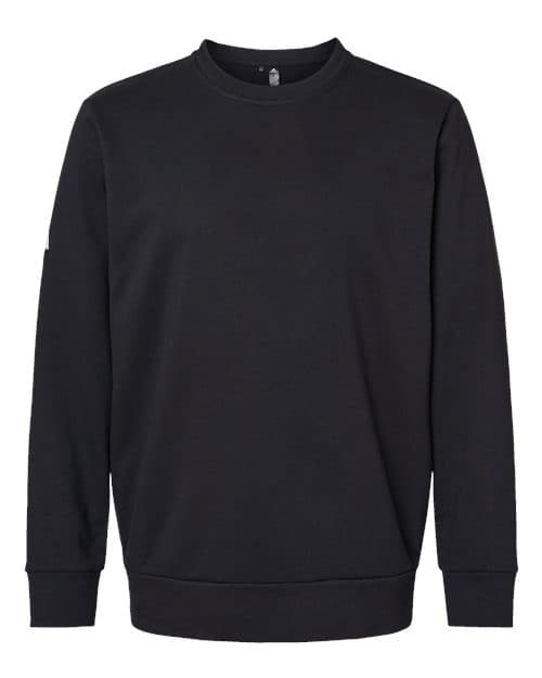 Adidas Unisex Fleece Crewneck Sweatshirt in Black