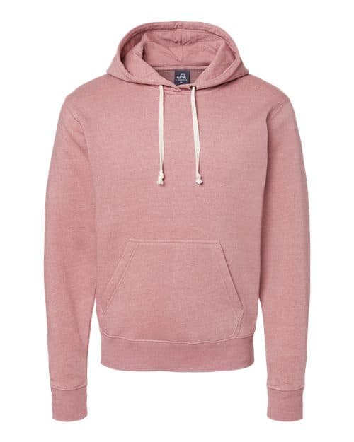 J. America Men's Triblend Fleece Hooded Sweatshirt