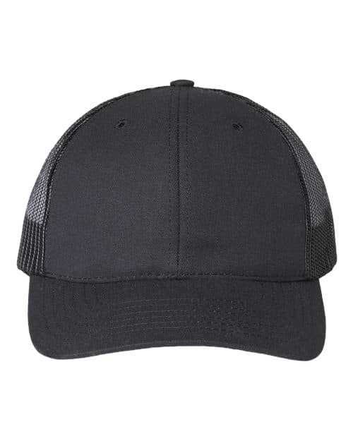 Classic Caps USA-Made Trucker Cap in Black