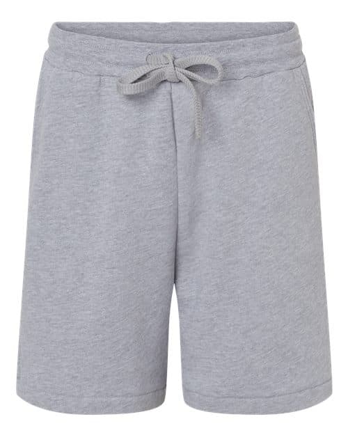 BELLA + CANVAS Unisex Sponge Fleece Shorts in Athletic Heather