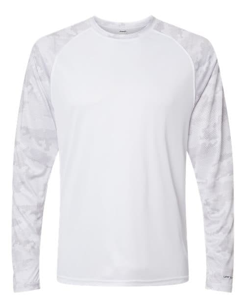 Paragon Unisex Cayman Performance Camo Colorblocked Long Sleeve T-Shirt