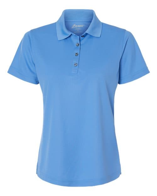 Paragon Women's Saratoga Performance Mini Mesh Polo in Bimini Blue