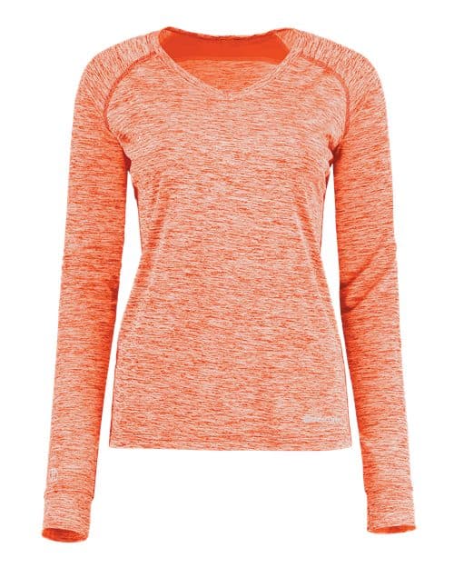 Holloway Women's Electrify CoolCore® Long Sleeve V-Neck T-Shirt