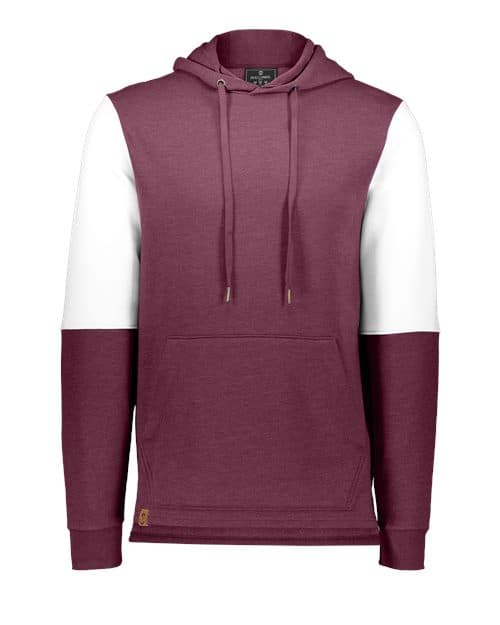 Holloway Men's All-American Team Fleece Colorblocked Hooded Sweatshirt