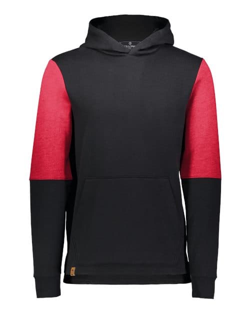 Holloway Youth All-American Team Fleece Colorblocked Hooded Sweatshirt
