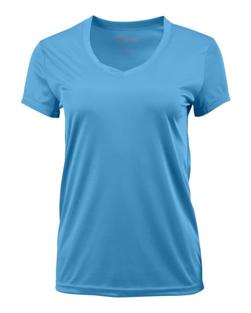 Paragon Women's Vera V-Neck T-Shirt in Bimini Blue