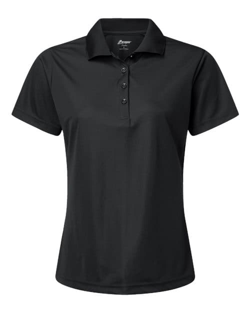 Paragon Women's Sebring Performance Polo in Black
