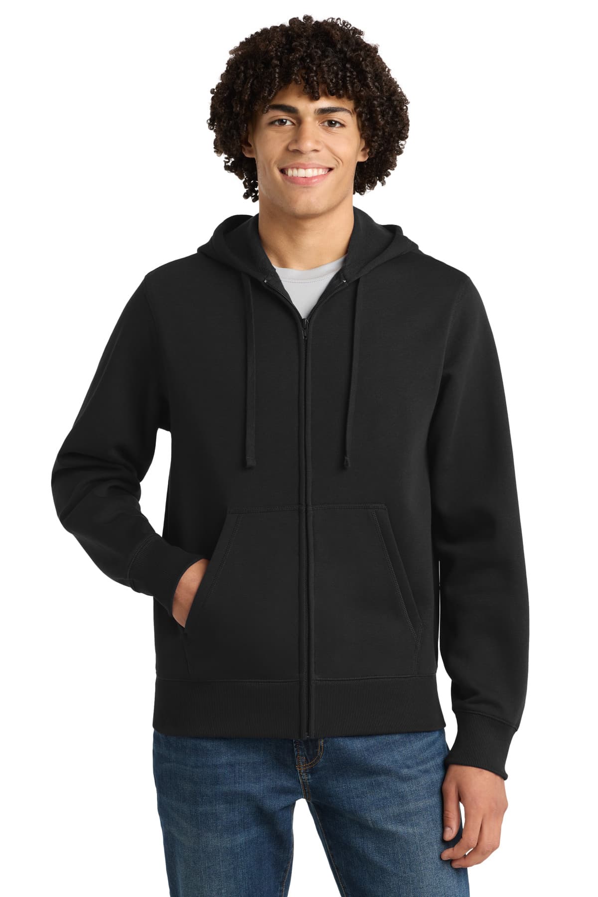 Sport-Tek Sport-Tek Full-Zip Hooded Sweatshirt. ST258