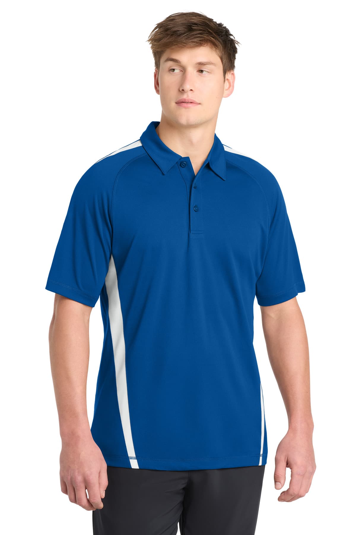 Sport-Tek Sport-Tek PosiCharge Micro-Mesh Colorblock Polo. ST685