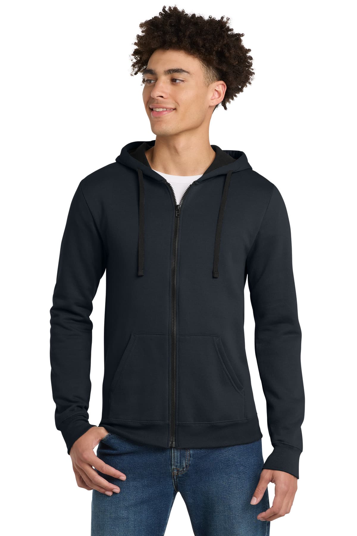 District District The Concert Fleece Full-Zip Hoodie. DT800