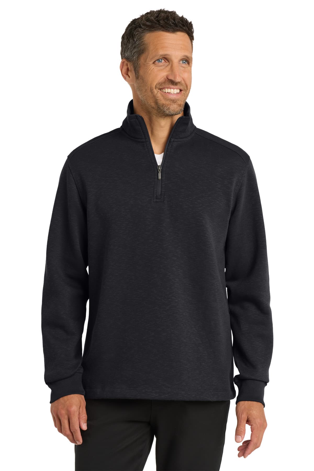 Port Authority Port Authority Slub Fleece 1/4-Zip Pullover. F295