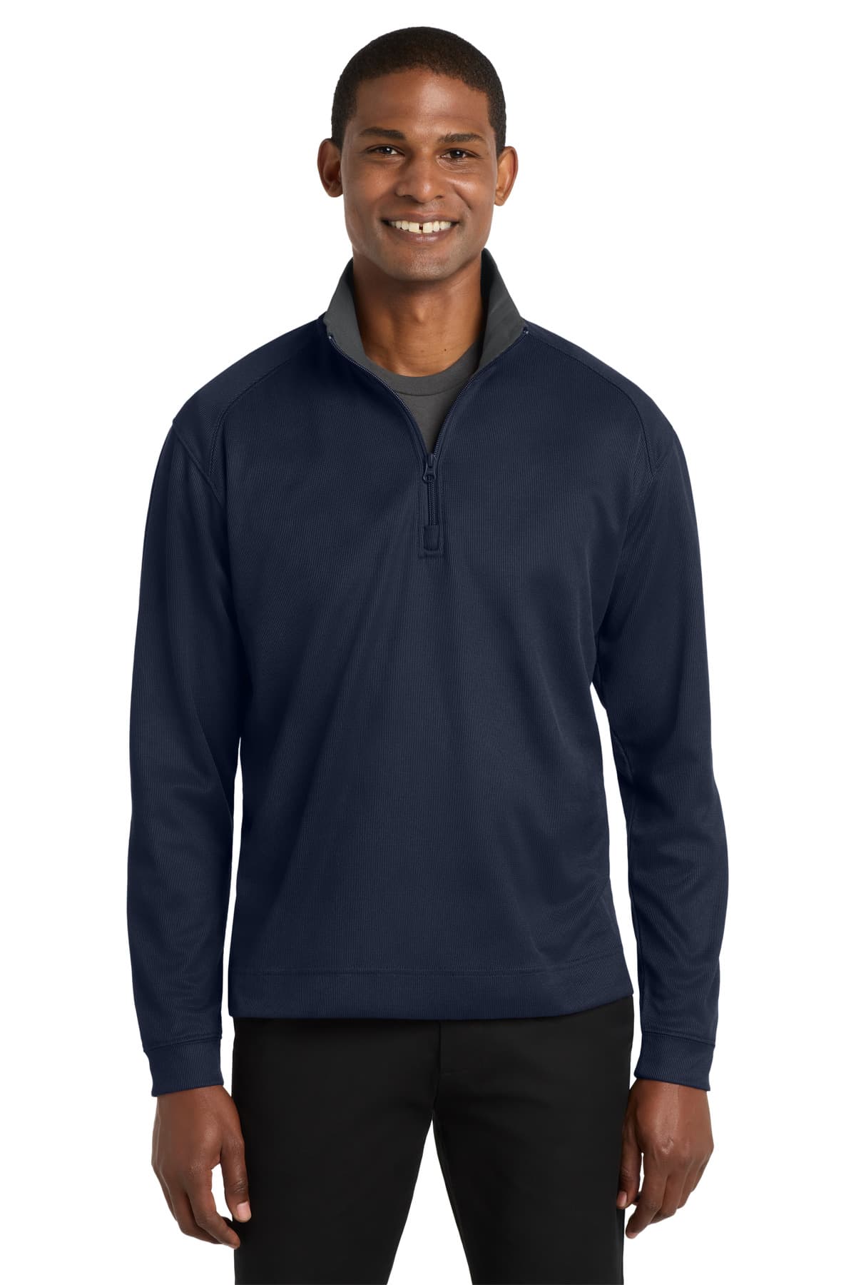 Port Authority Port Authority Vertical Texture 1/4-Zip Pullover. K805