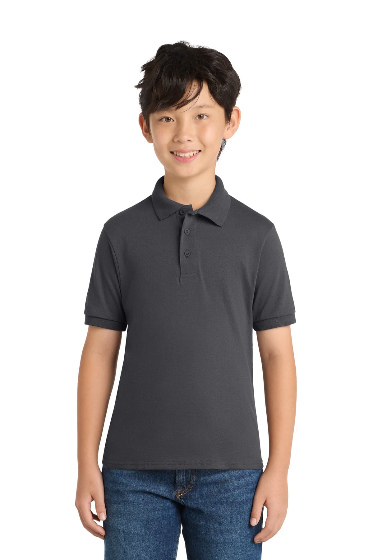 Port & Company Port & Co Youth Core Blend Jersey Knit Polo. KP55Y