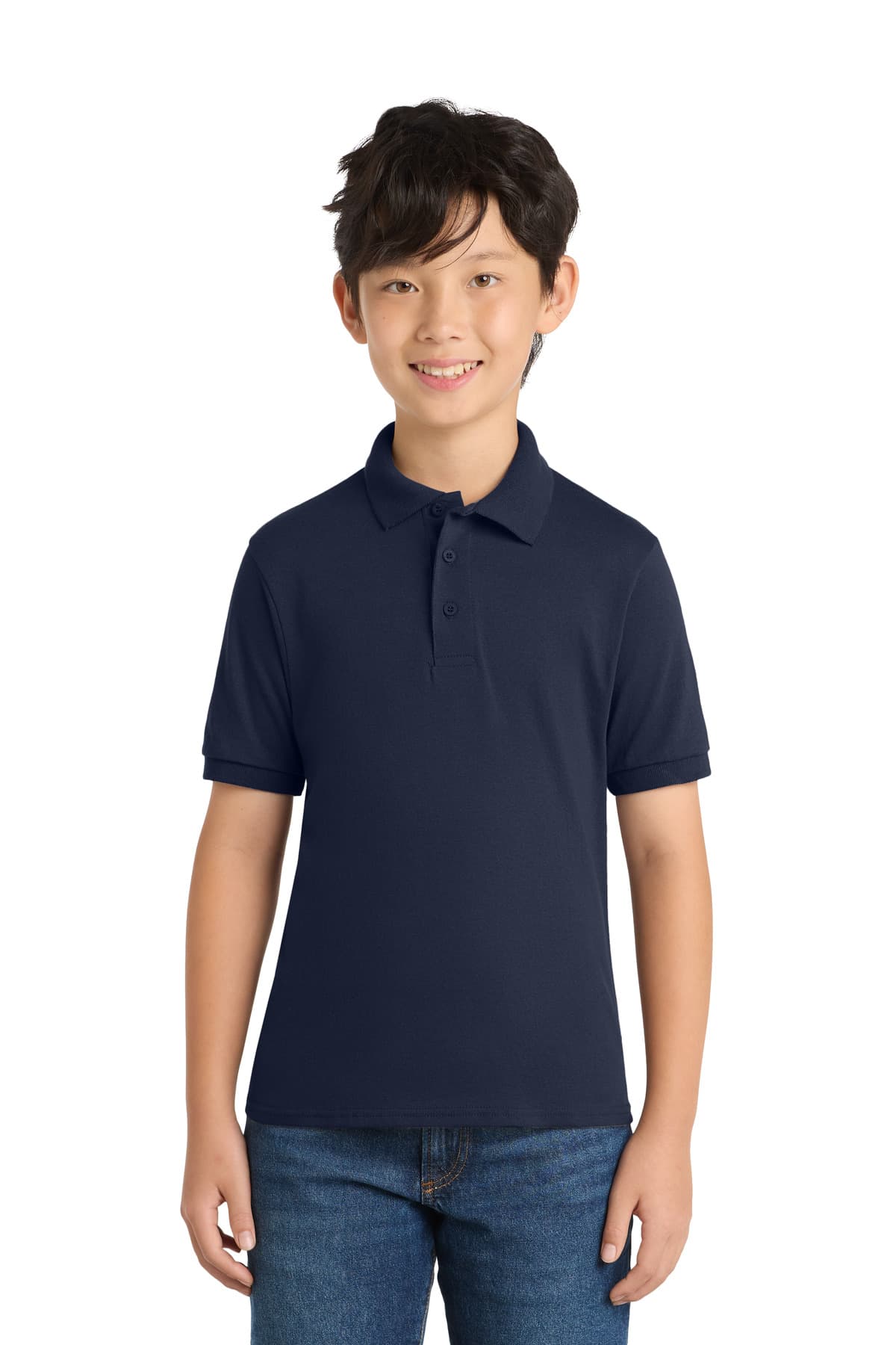 Port & Company Port & Co Youth Core Blend Jersey Knit Polo. KP55Y