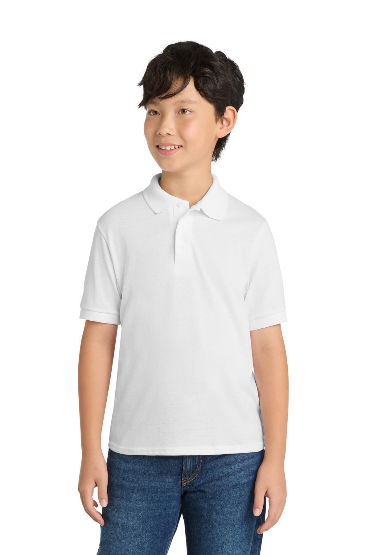 Port & Company Port & Co Youth Core Blend Jersey Knit Polo. KP55Y