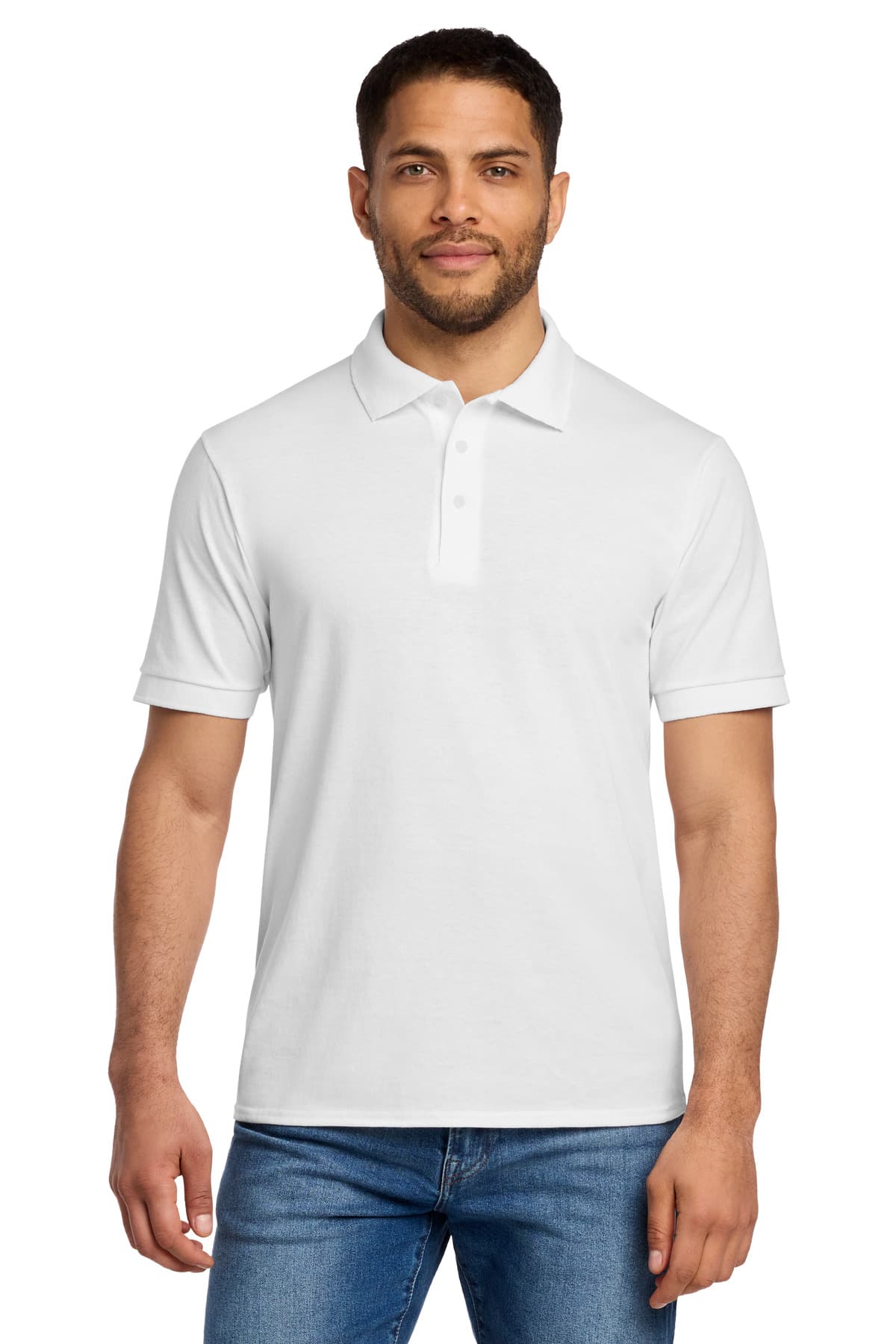 Port & Company Port & Co Tall Core Blend Jersey Knit Polo. KP55T in White