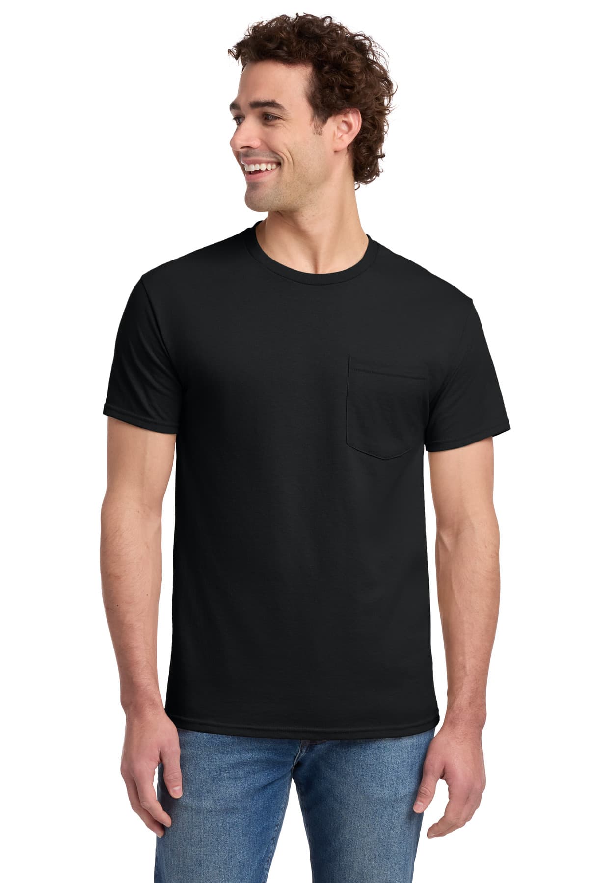 Jerzees Jerzees - Dri-Power 50/50 Cotton/Poly Pocket T-Shirt. 29MP