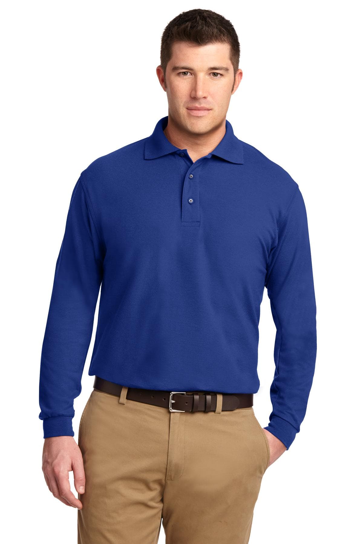 Port Authority Port Authority Tall Silk Touch Long Sleeve Polo. TLK500LS