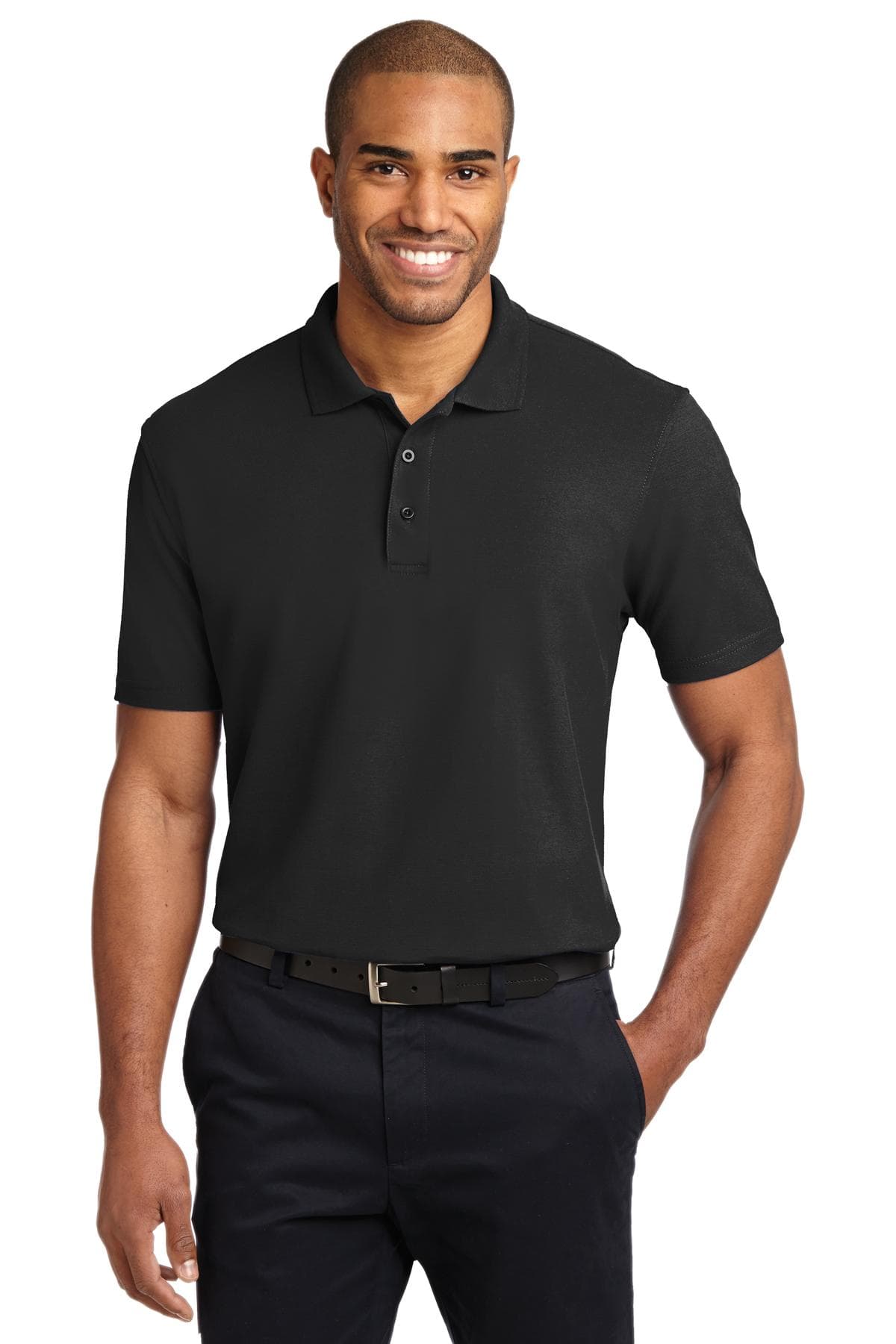 Port Authority Port Authority Tall Stain-Release Polo. TLK510 in Black