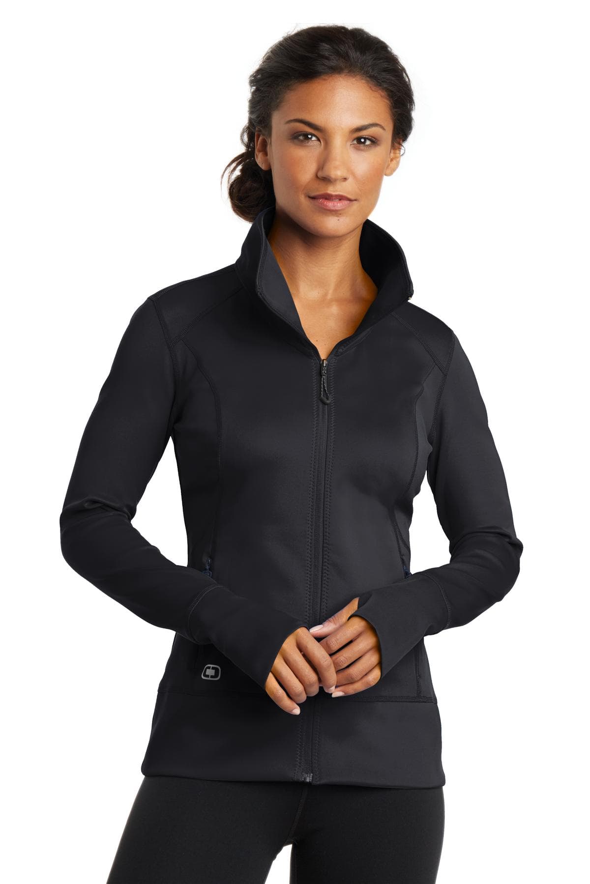 OGIO OGIO Women's Fulcrum Full-Zip. LOE700 in Blacktop