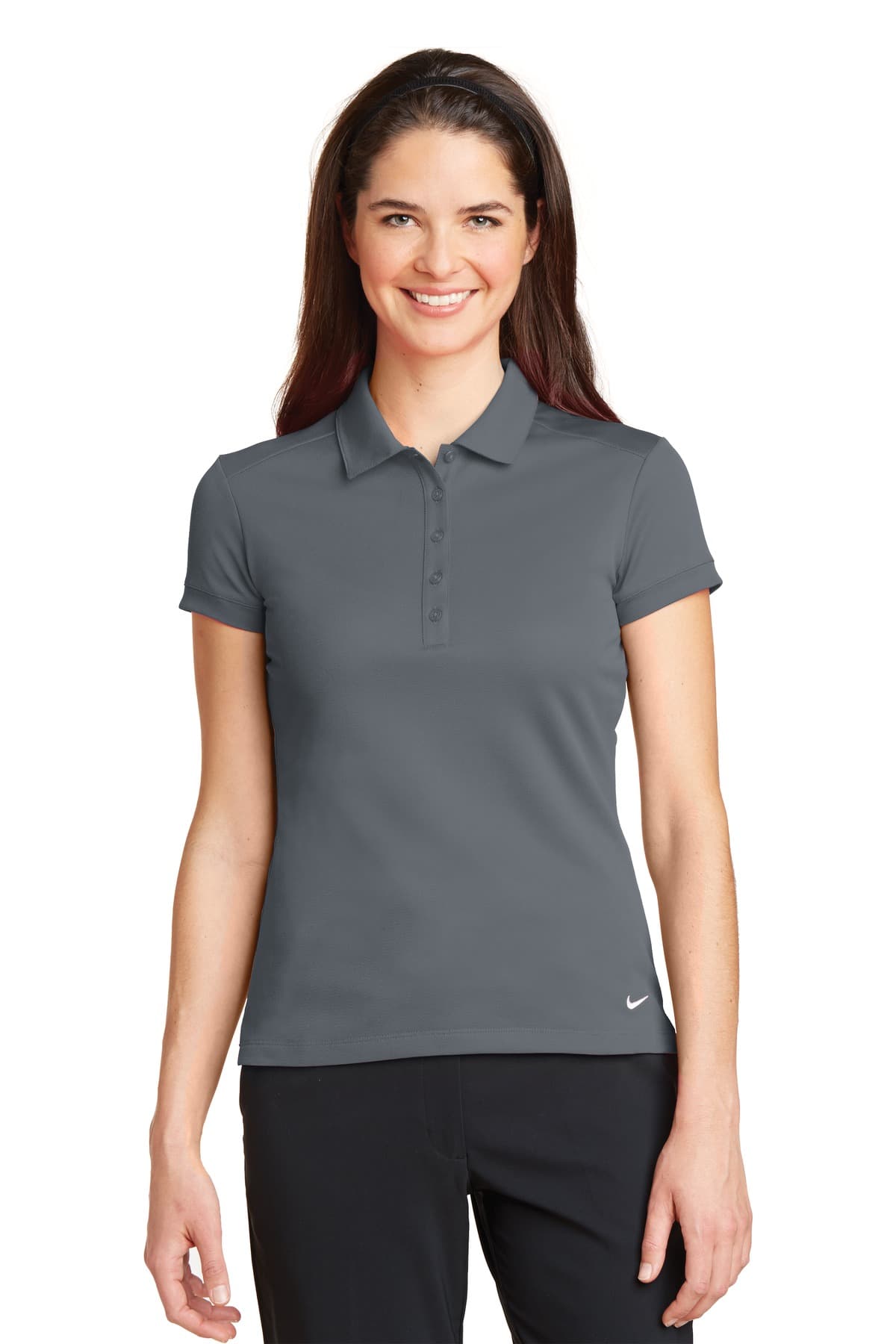 Nike Nike Women's Dri-FIT Solid Icon Pique Modern Fit Polo. 746100
