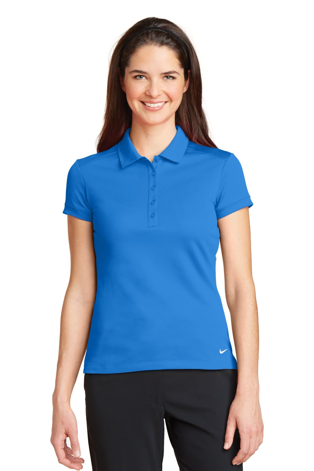 Nike Nike Women's Dri-FIT Solid Icon Pique Modern Fit Polo. 746100