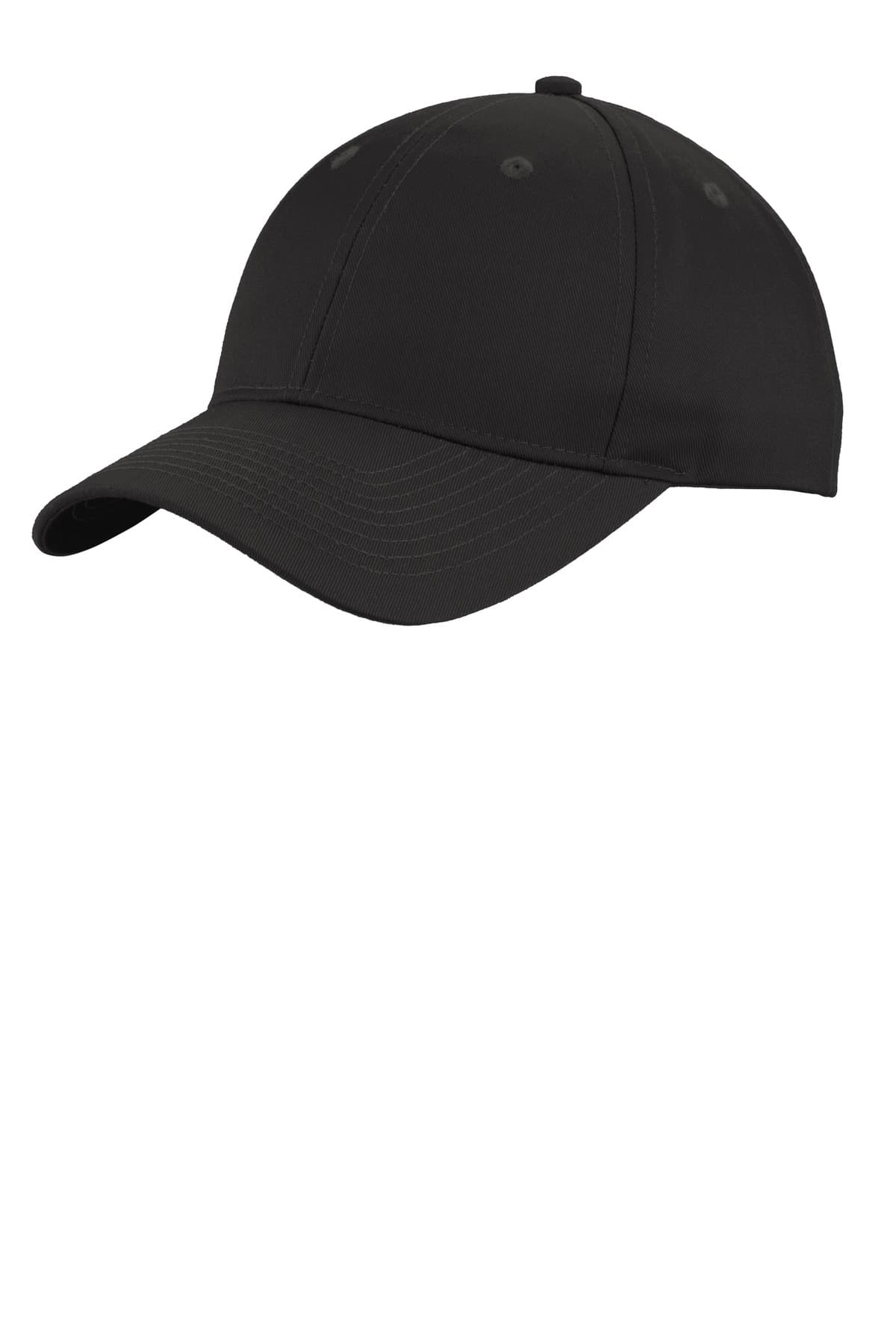 Port Authority Port Authority Uniforming Twill Cap. C913 in Black
