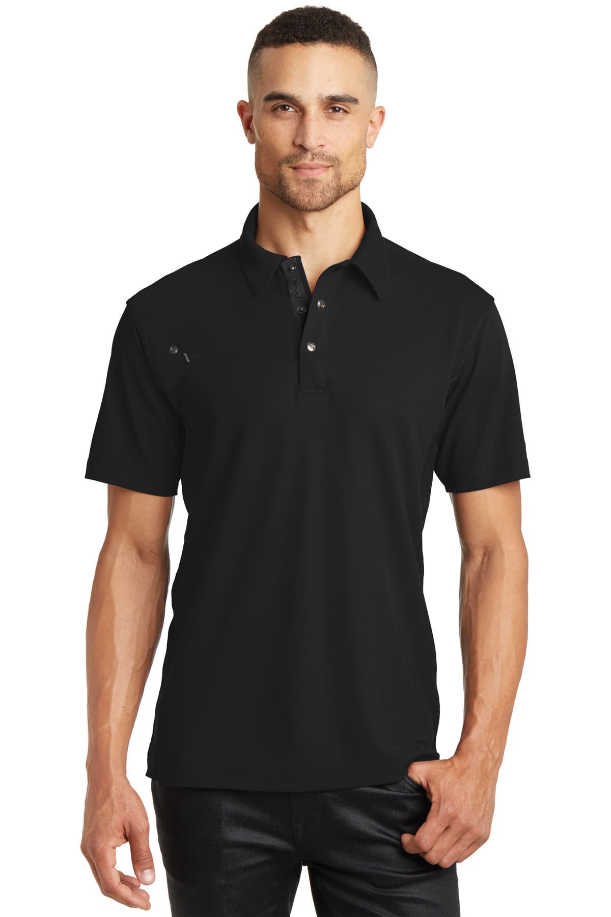 OGIO OGIO - Accelerator Polo. OG102 in Blacktop/ Blacktop