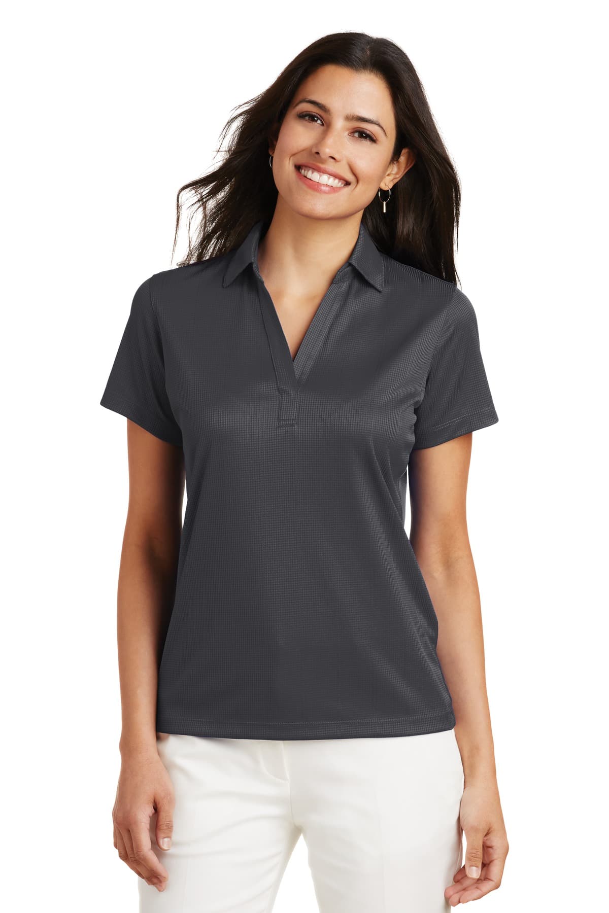 Port Authority Port Authority Women's Performance Fine Jacquard Polo. L528