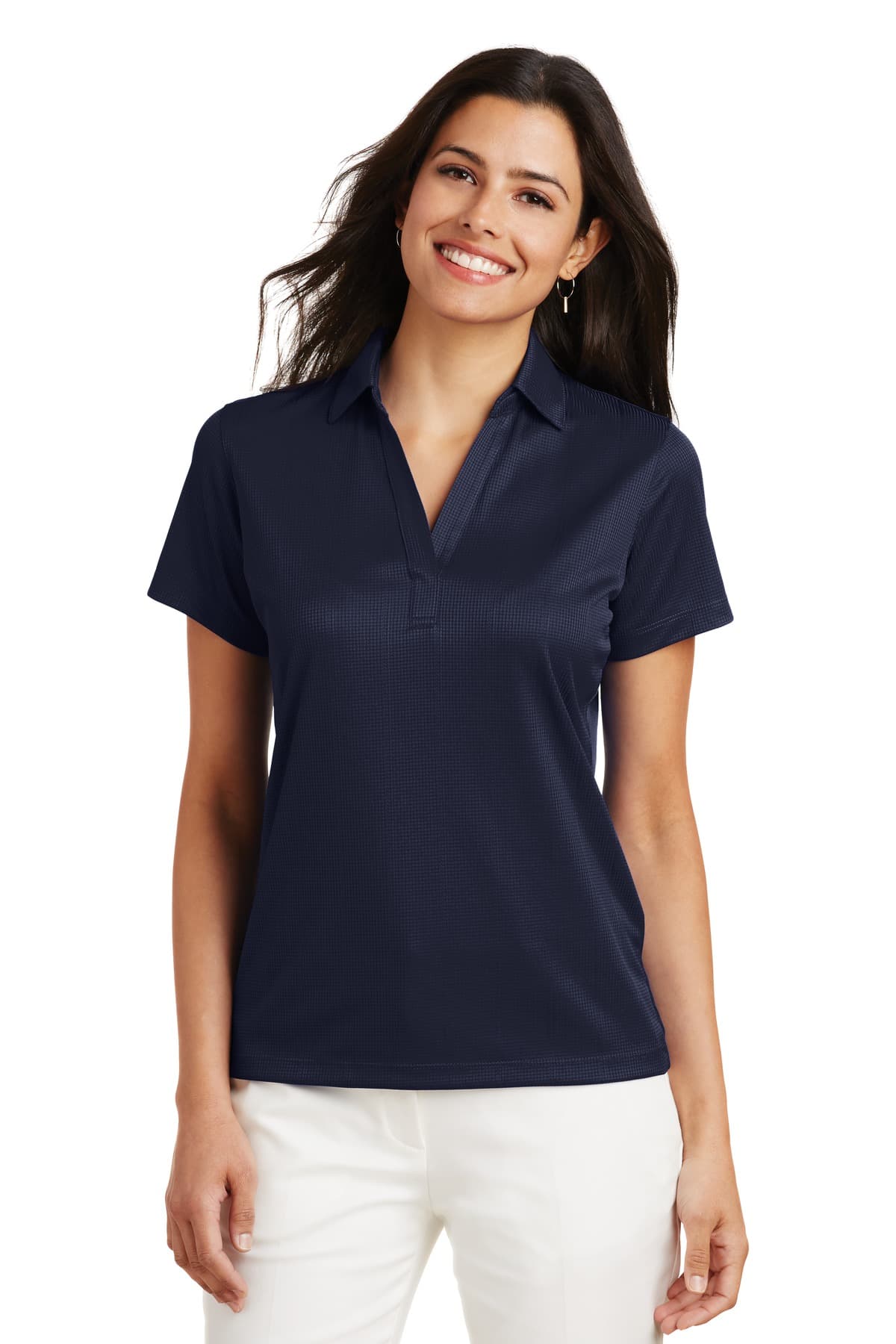 Port Authority Port Authority Women's Performance Fine Jacquard Polo. L528