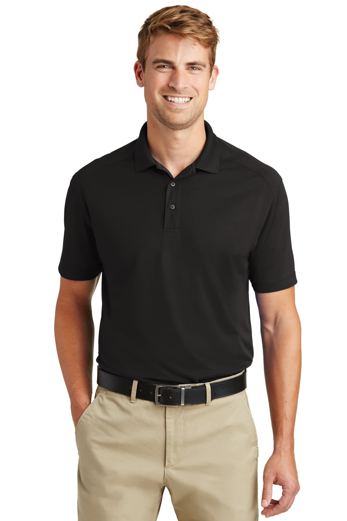 CornerStone CornerStone Select Lightweight Snag-Proof Polo. CS418 in Black