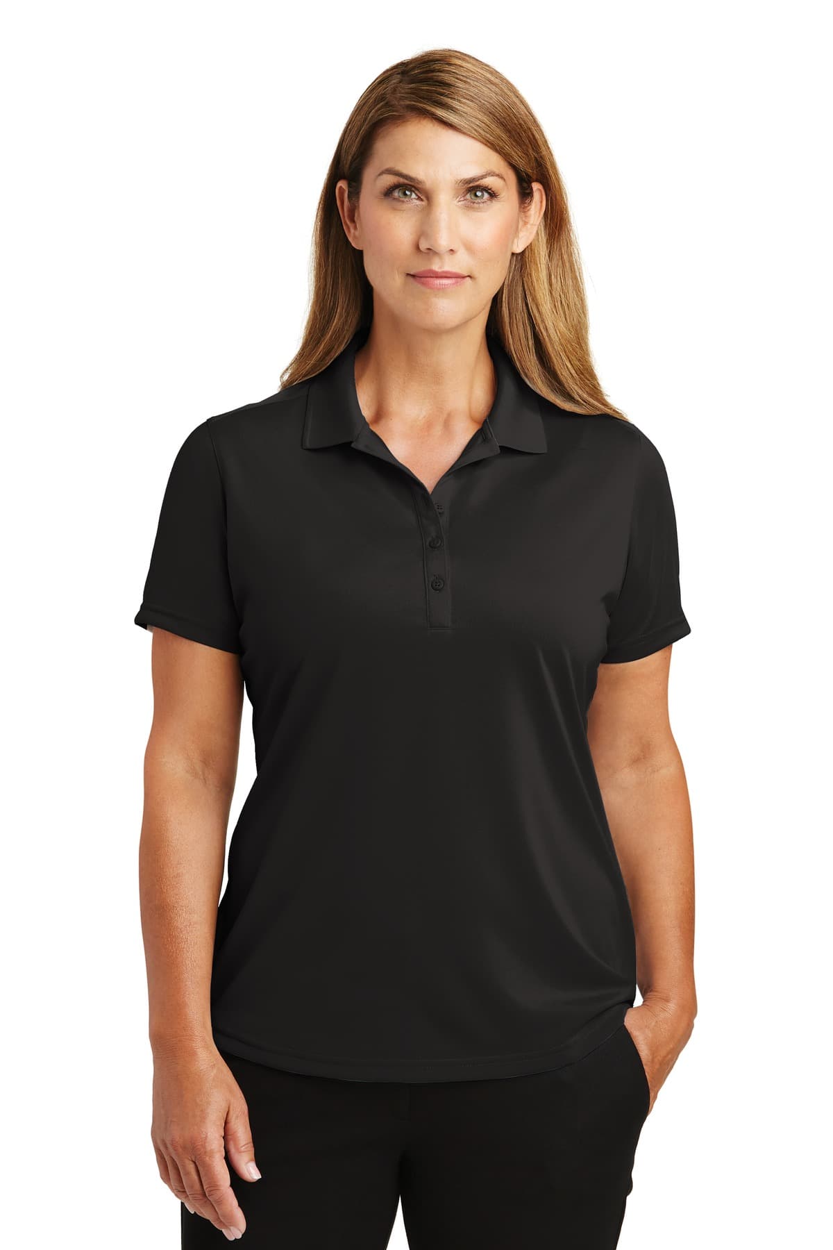 CornerStone CornerStone Women's Select Lightweight Snag-Proof Polo. CS419 in Black