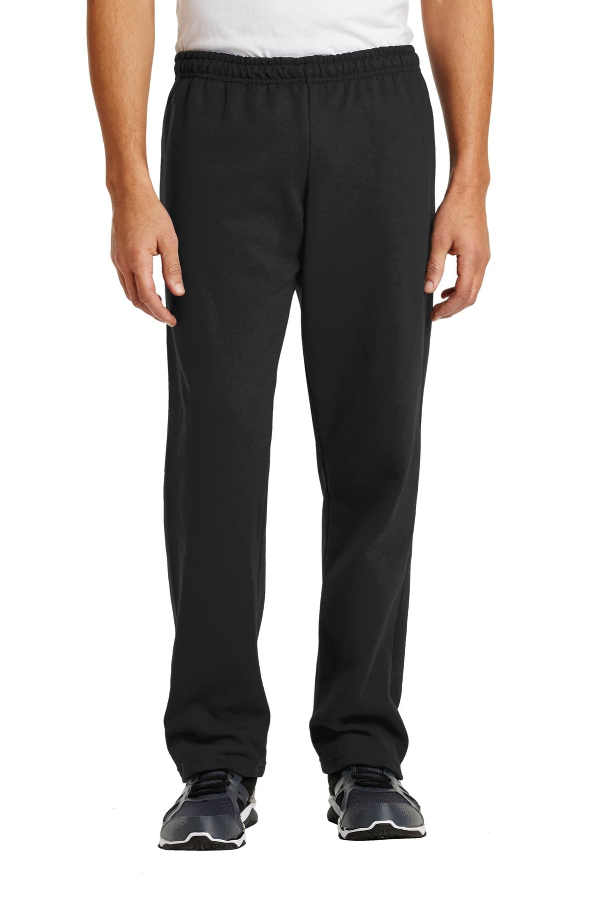 Gildan Gildan Heavy Blend Open Bottom Sweatpant. 18400 in Black