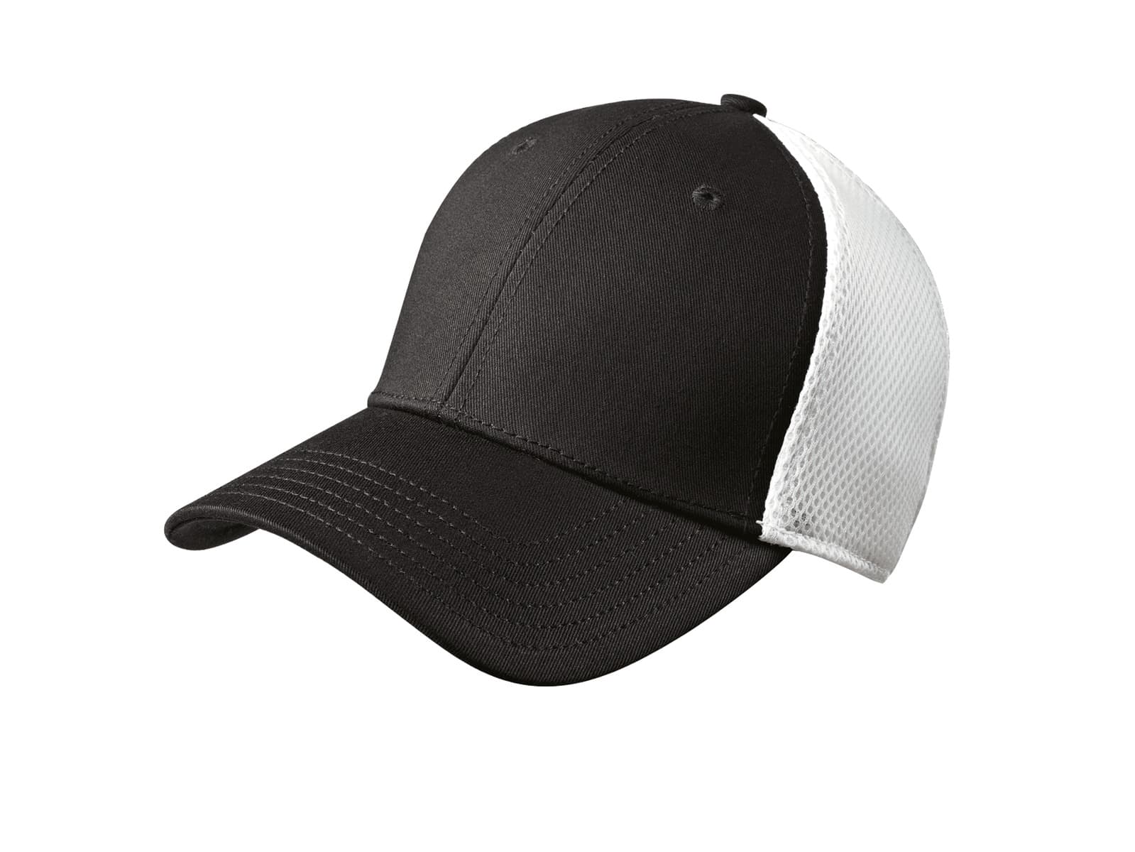 New Era New Era - Stretch Mesh Cap. NE1020 in Black/ White