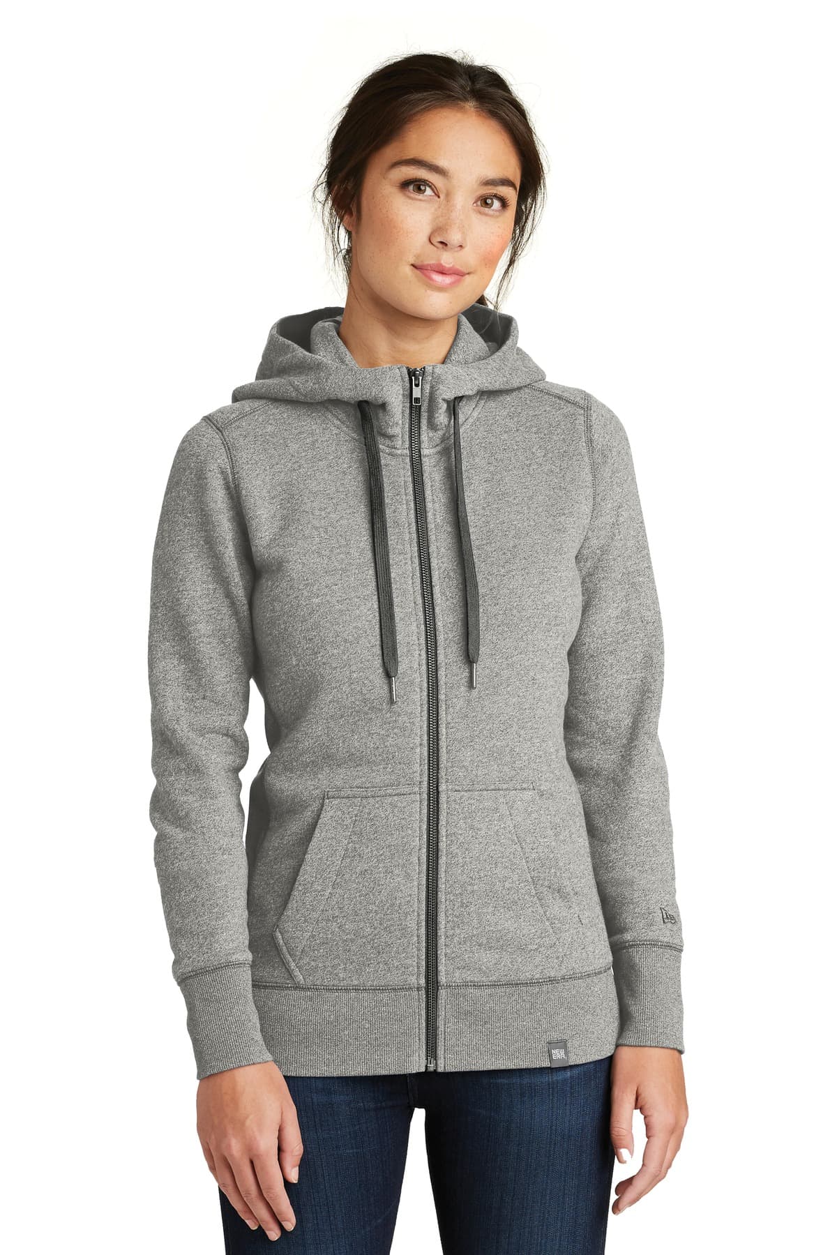 New Era New Era Women's French Terry Full-Zip Hoodie. LNEA502