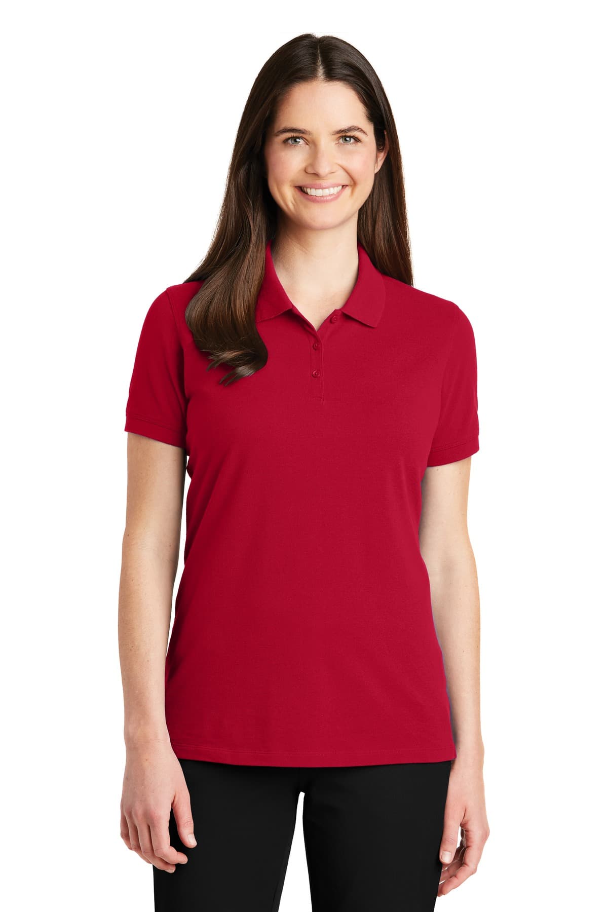 Port Authority Port Authority Women's EZCotton Polo. LK8000 in Apple Red