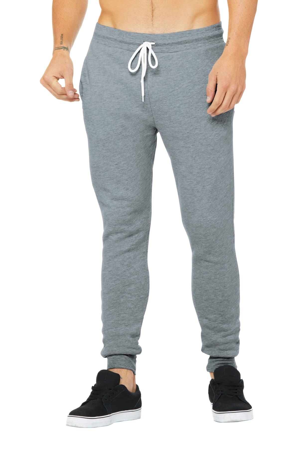 Bella + Canvas BELLA+CANVAS Unisex Jogger Sweatpants. BC3727 in Athletic Heather