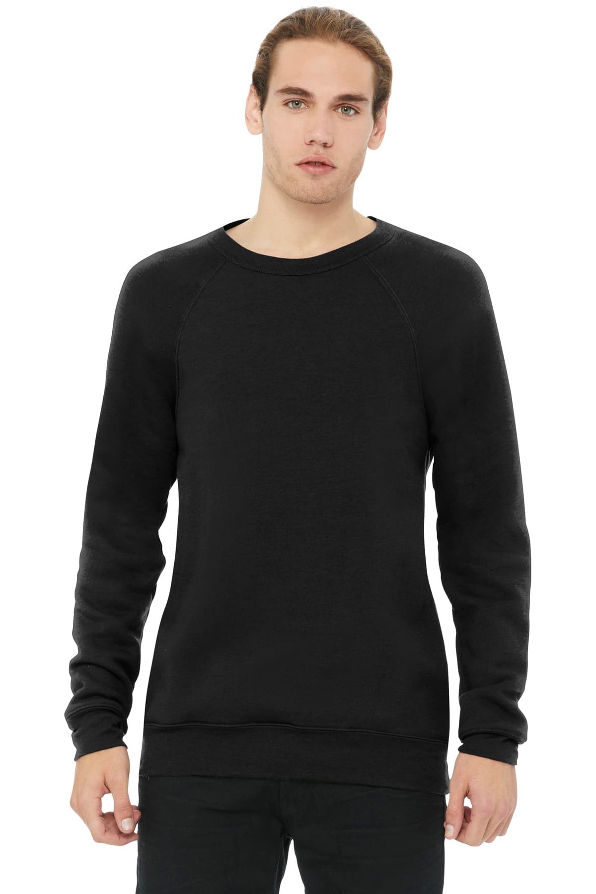 Bella + Canvas BELLA+CANVAS Unisex Sponge Fleece Raglan Sweatshirt. BC3901