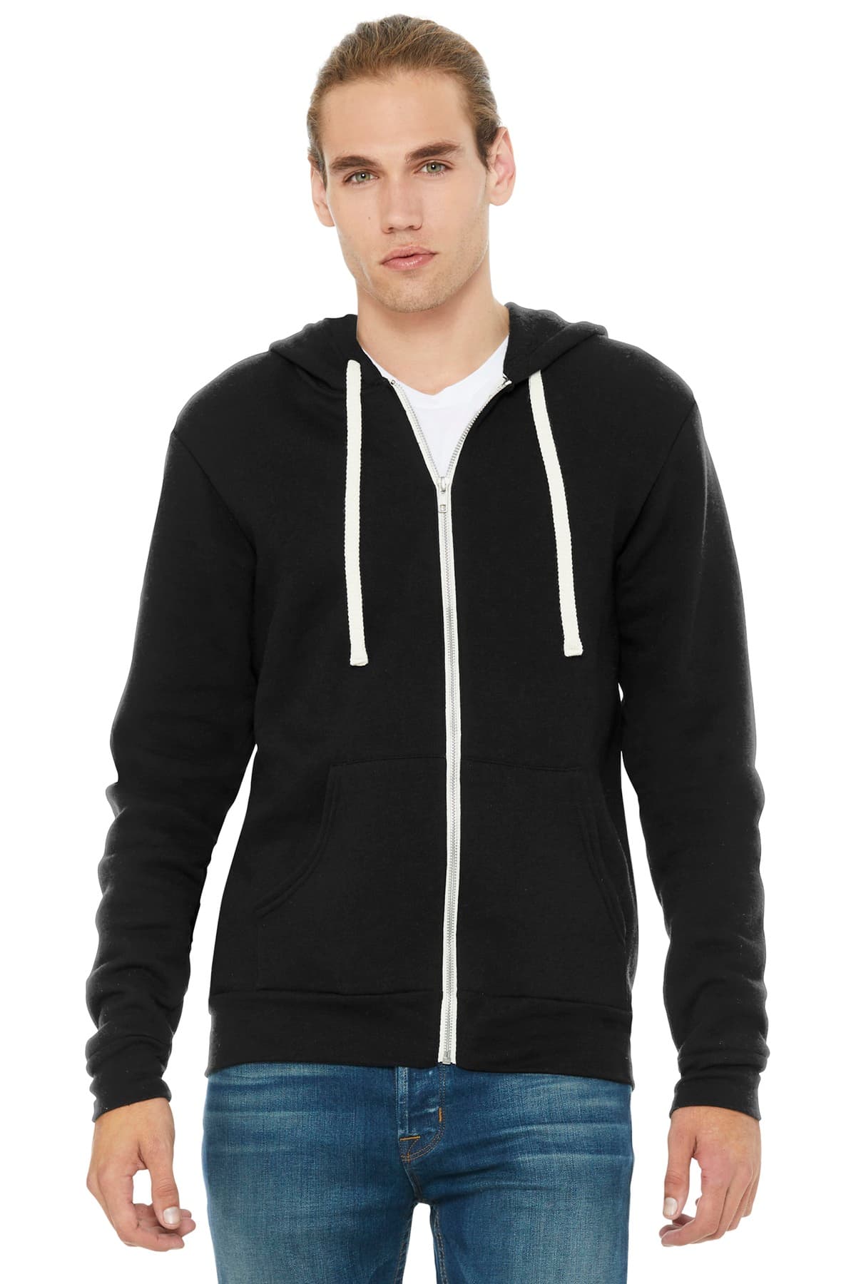 Bella + Canvas BELLA+CANVAS Unisex Triblend Sponge Fleece Full-Zip Hoodie. BC3909