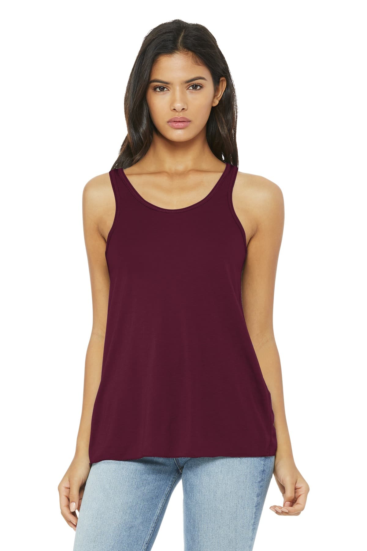 Bella + Canvas BELLA+CANVAS Women's Flowy Racerback Tank. BC8800