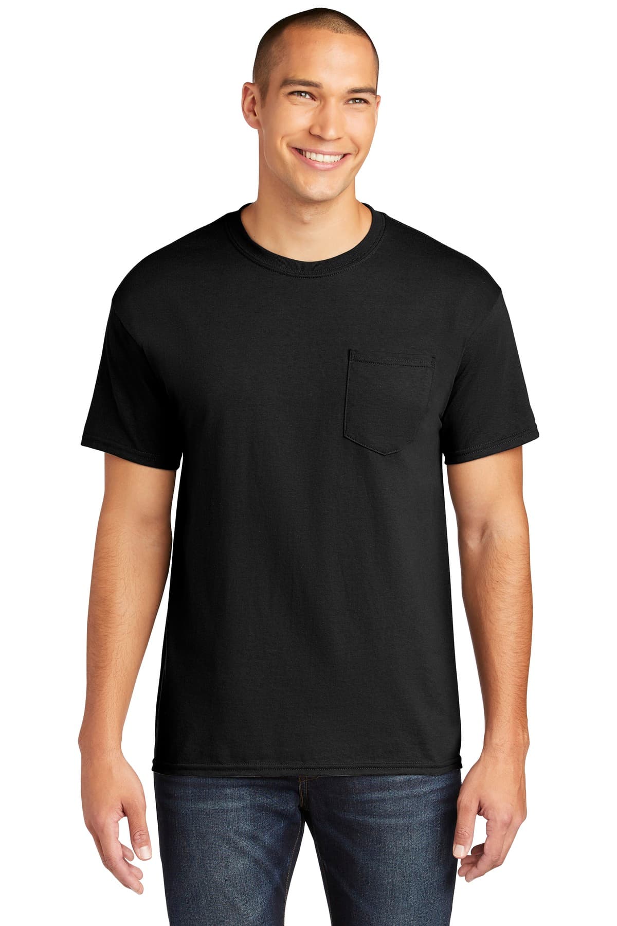 Gildan Gildan Heavy Cotton 100% Cotton Pocket T-Shirt. 5300