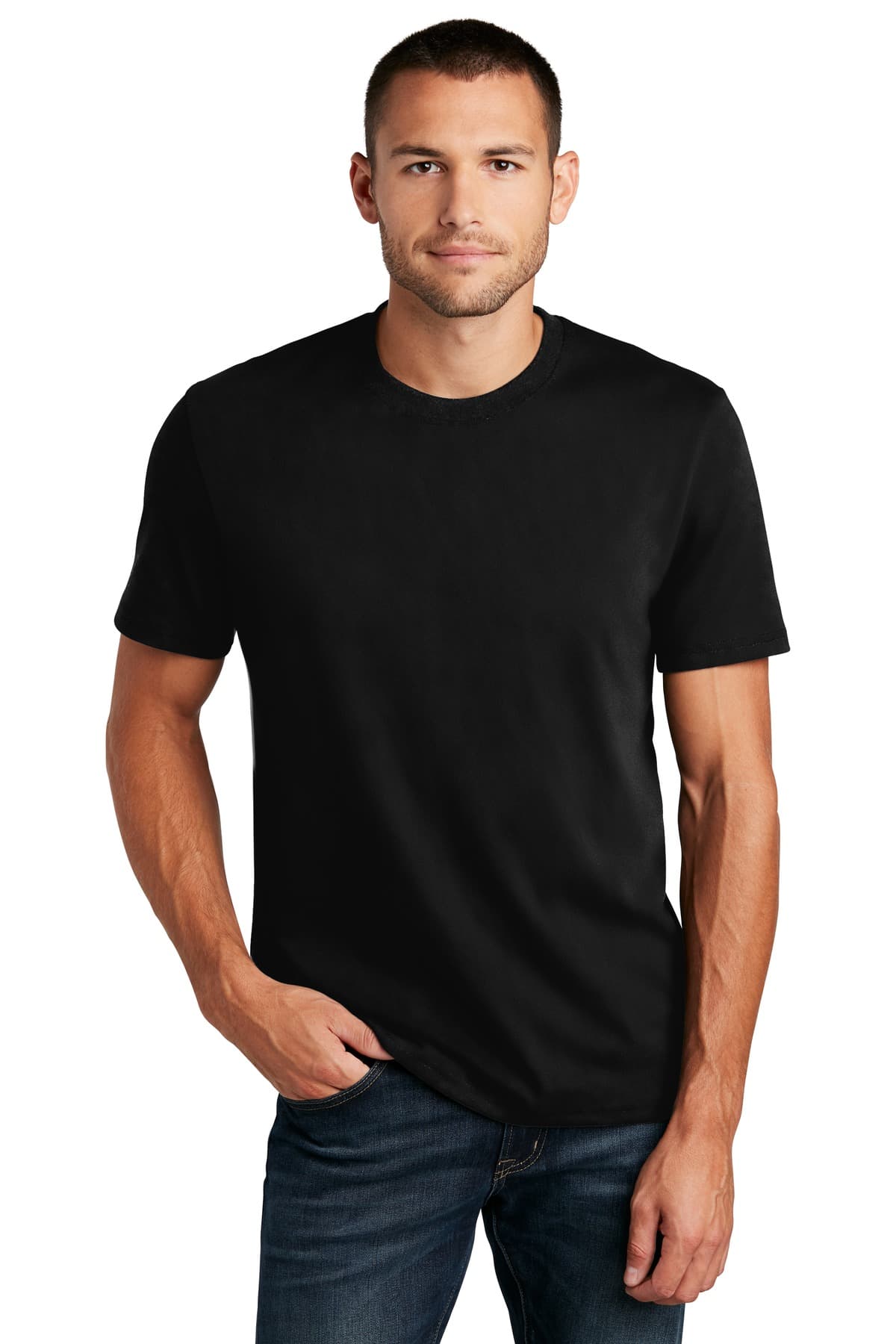 District District Re-Tee DT8000 in Black