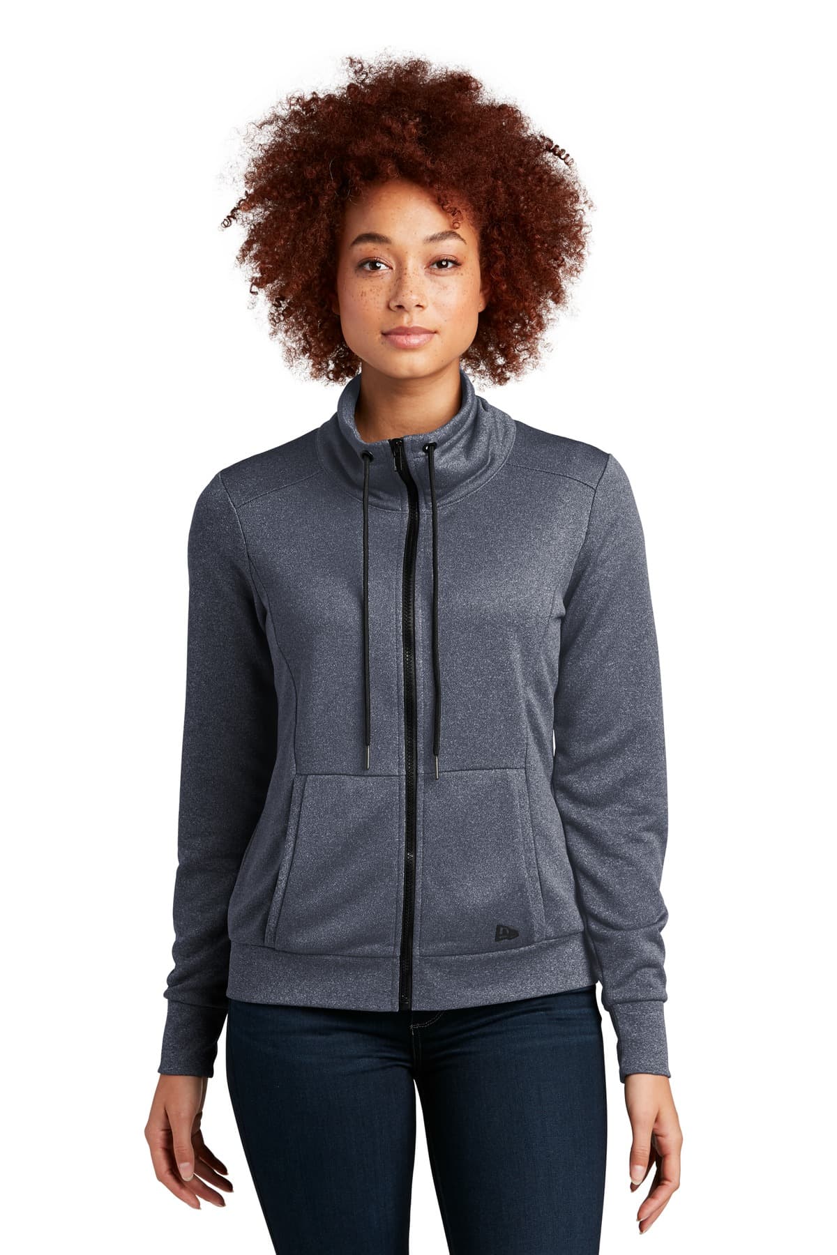 New Era New Era Women's Performance Terry Full-Zip Cowl LNEA530