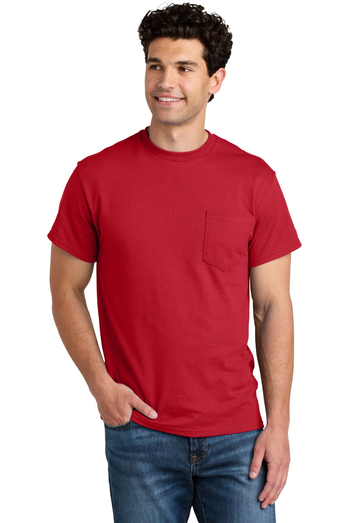Gildan Gildan - DryBlend 50 Cotton/50 Poly Pocket T-Shirt. 8300